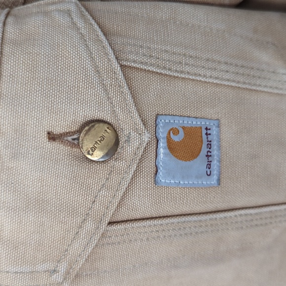 VTG Carhartt Trucker Jacket Blanket Lined Duck Canvas J09 BRN - Picture 5 of 14